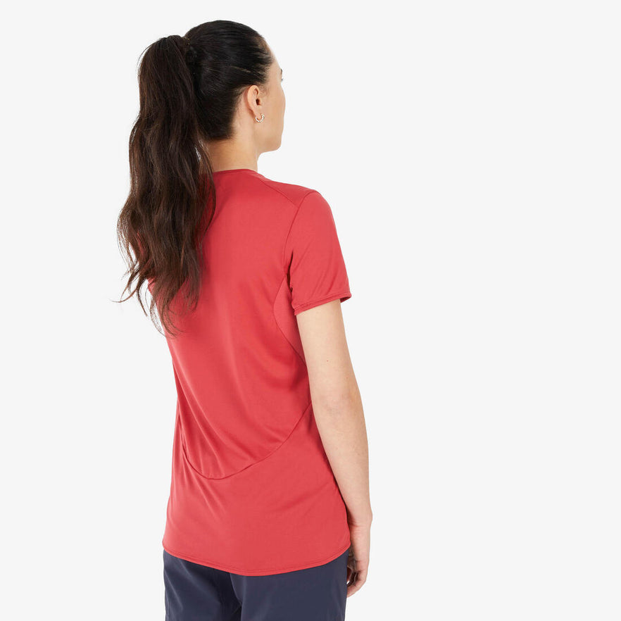 Women's Fitness T-shirt - 500 Essentials indigo red