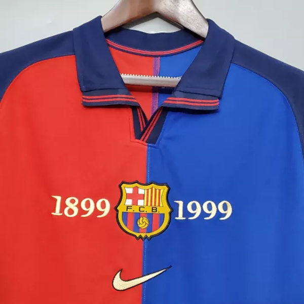 1999-00 Barcelona Home 100th Anniversary Kit