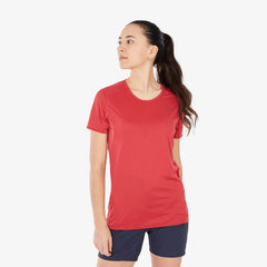 Women's Fitness T-shirt - 500 Essentials indigo red